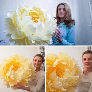 Пион из изолона (Ирина Терновская)