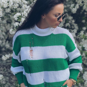 Рваный свитер (grenka87knit)