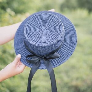 Шляпа Канотье (pushpush_knit)