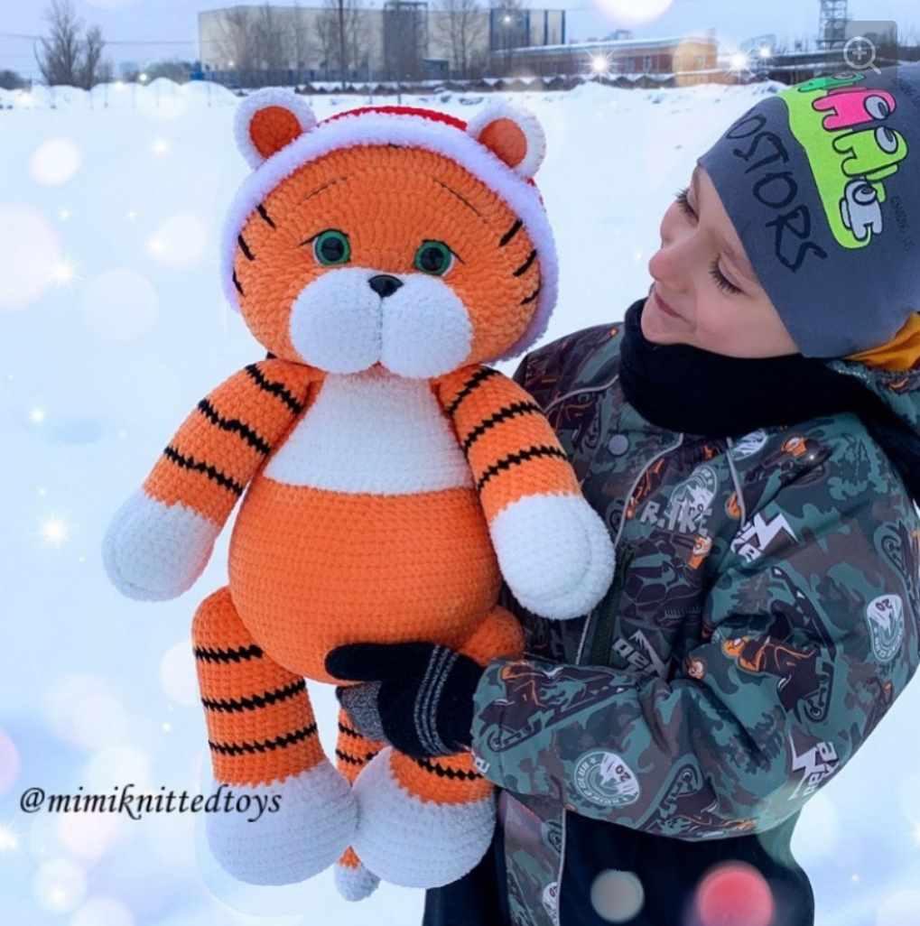 Тигрик 60 см (Ксения Смирнова)